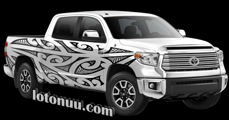 maori car wrap